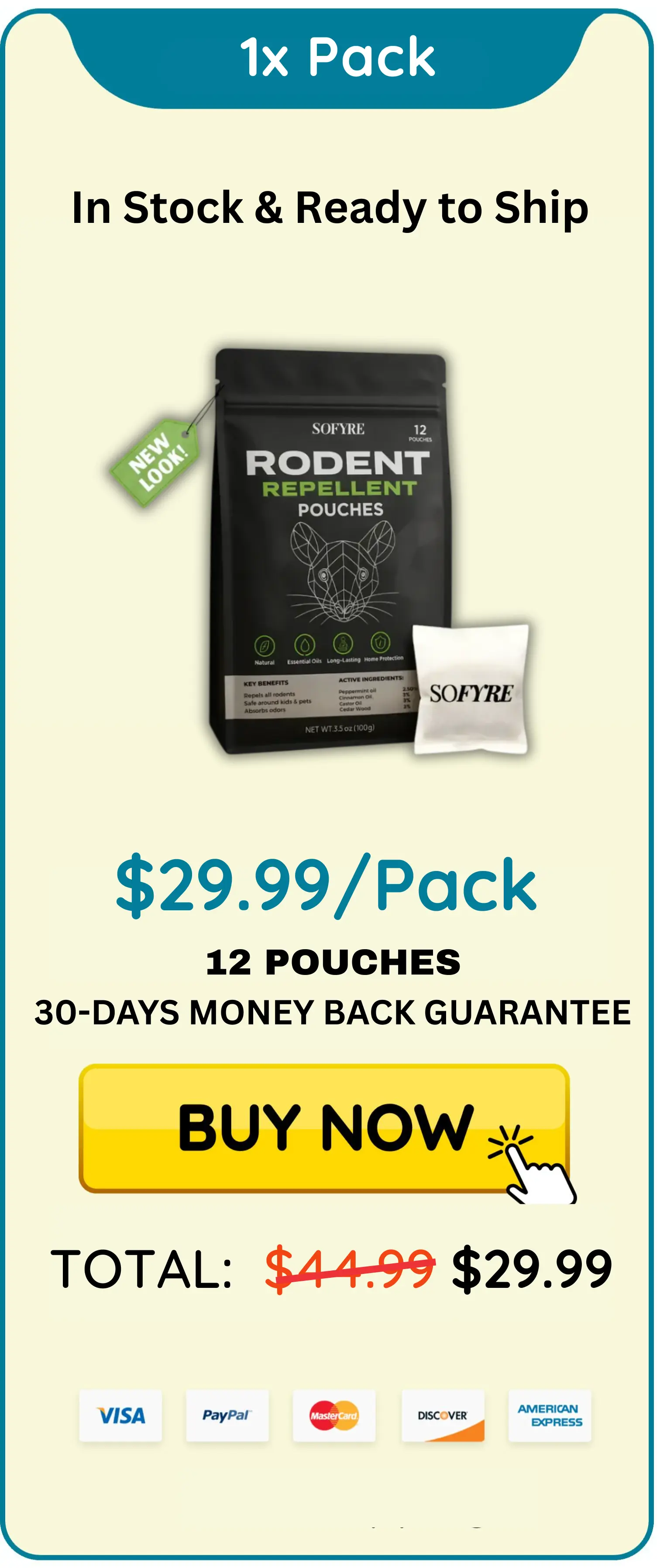 SoFyre Mouse Repellent package 1