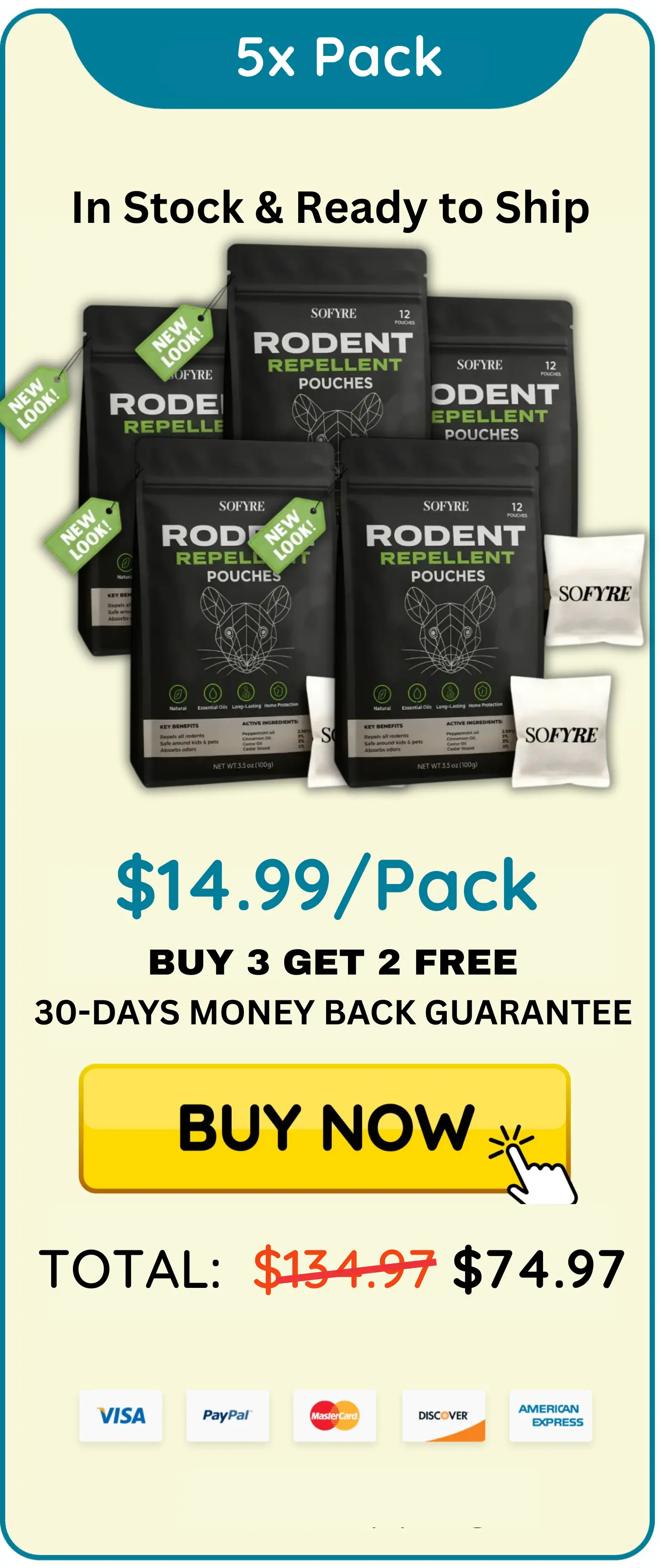 SoFyre Mouse Repellent package 5